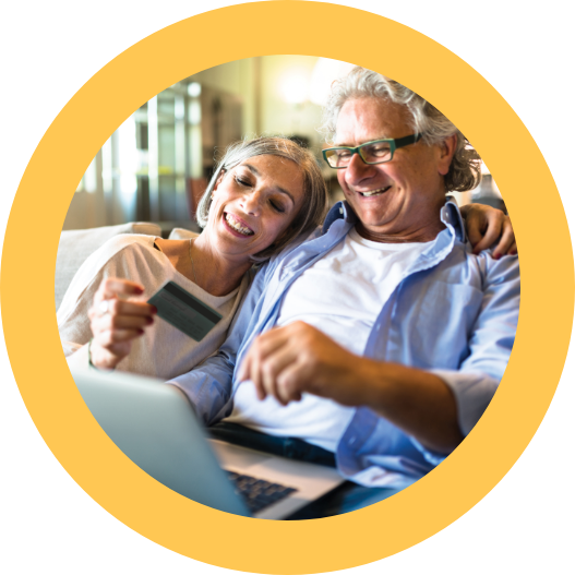 Shopping Online using Credit Union Current Account visa debit card
